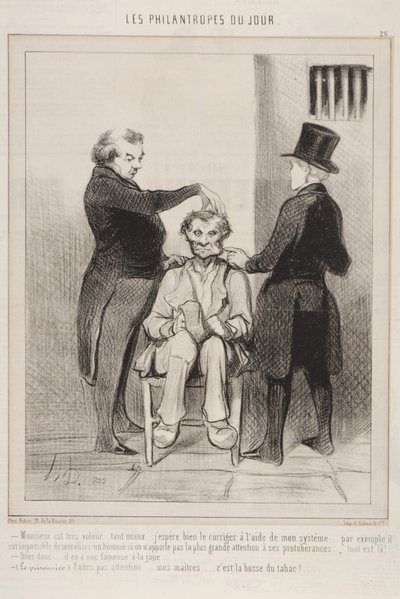 Monsieur nagyon tolvaj... Annál jobb... remélem a rendszerem segítségével kijavítom... pl lehetetlen moralizálni egy embert, ha nem fordítunk a legnagyobb figyelmet a p. alkotó: Honoré Daumier